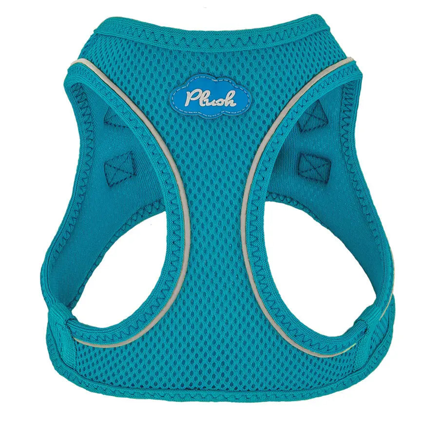 Plush Step In Air Mesh Harness - Horizon Blue X Small