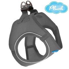 Plush Step In Air Mesh Harness - Shark Grey 3X Small