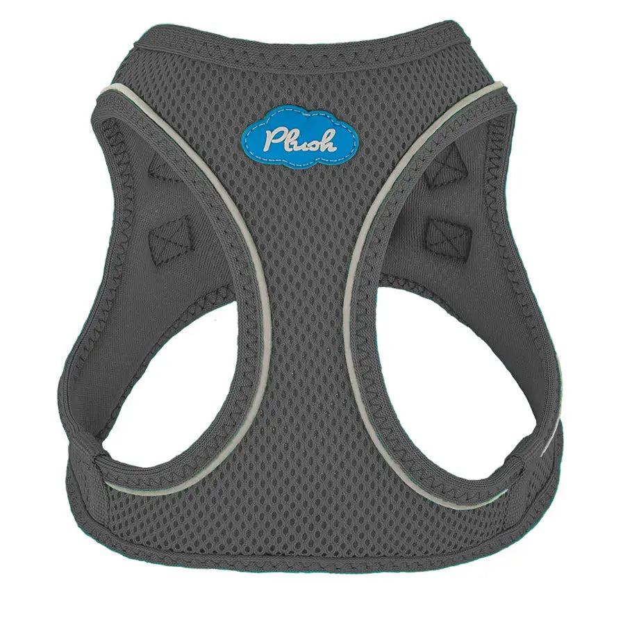 Plush Step In Air Mesh Harness - Shark Grey Small