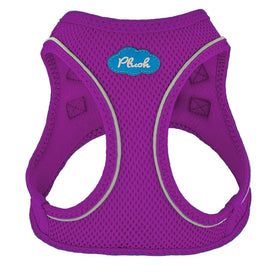 Plush Step In Air Mesh Harness - Purple Large