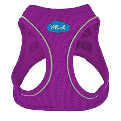 Plush Step In Air Mesh Harness - Purple Small