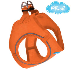 Plush Step In Air Mesh Harness - Orange X Small