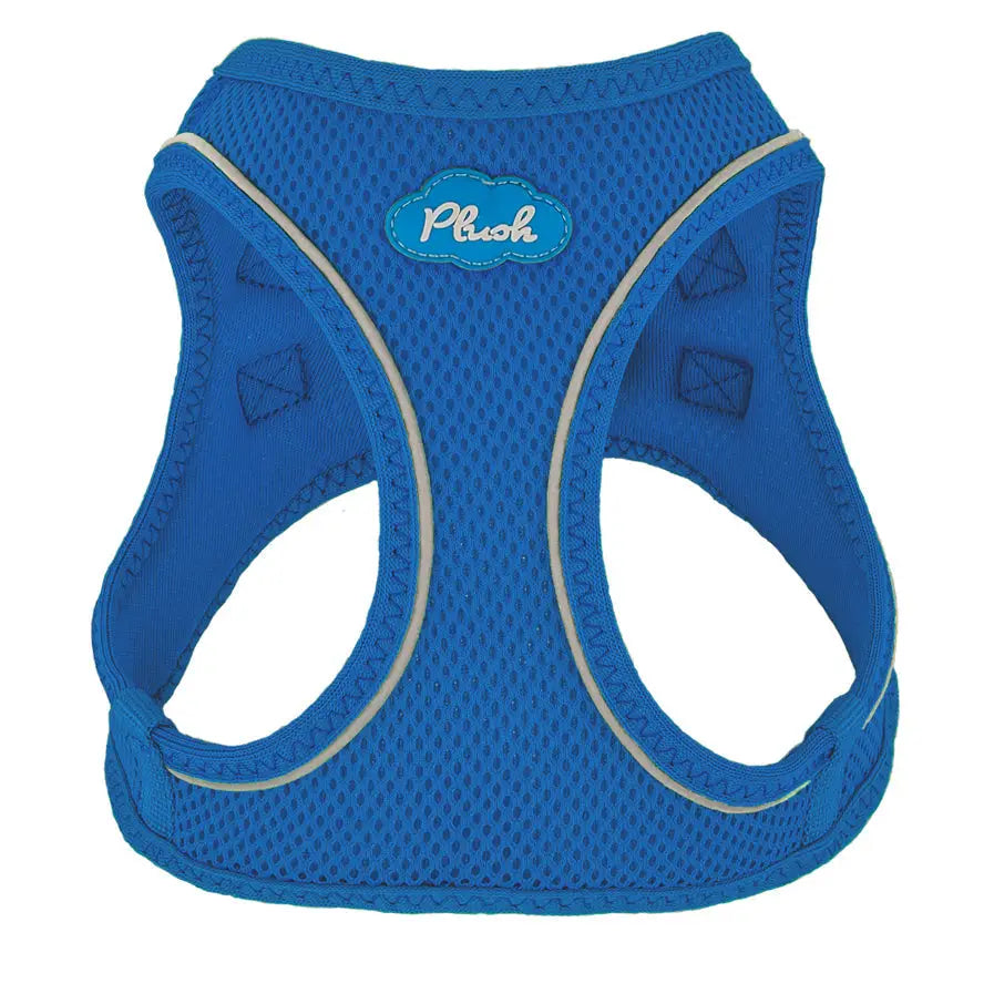Plush Step In Air Mesh Harness - Lapis Blue Small