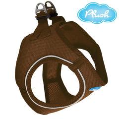 Plush Step In Air Mesh Harness - Toffee X Small