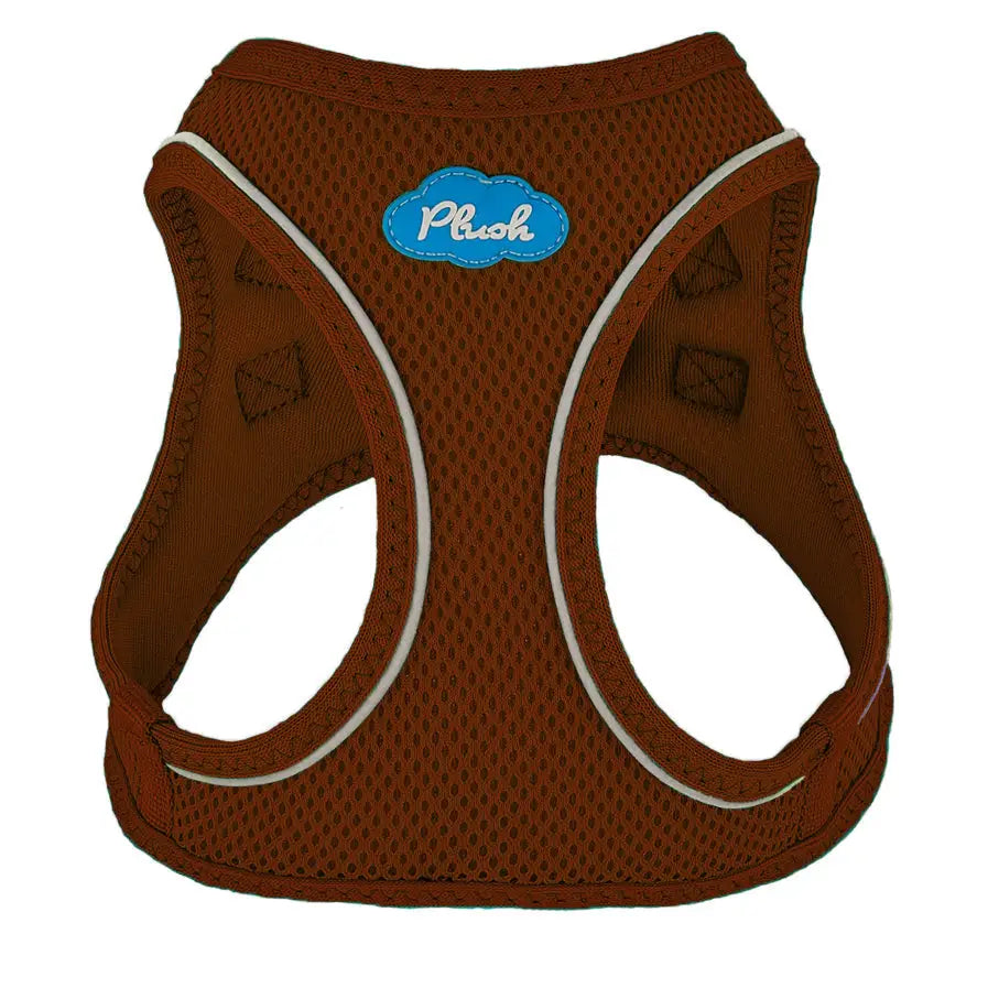 Plush Step In Air Mesh Harness - Toffee X Small