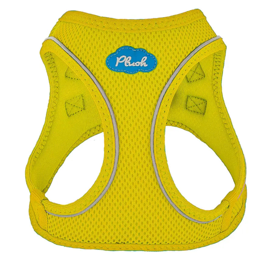 Plush Step In Air Mesh Harness - Blazing Yellow 3X Small