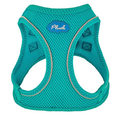 Plush Step In Air Mesh Harness - Turquoise Small