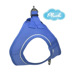 Plush Step In Air Mesh Harness - Cornflower (Front D-Ring) Medium
