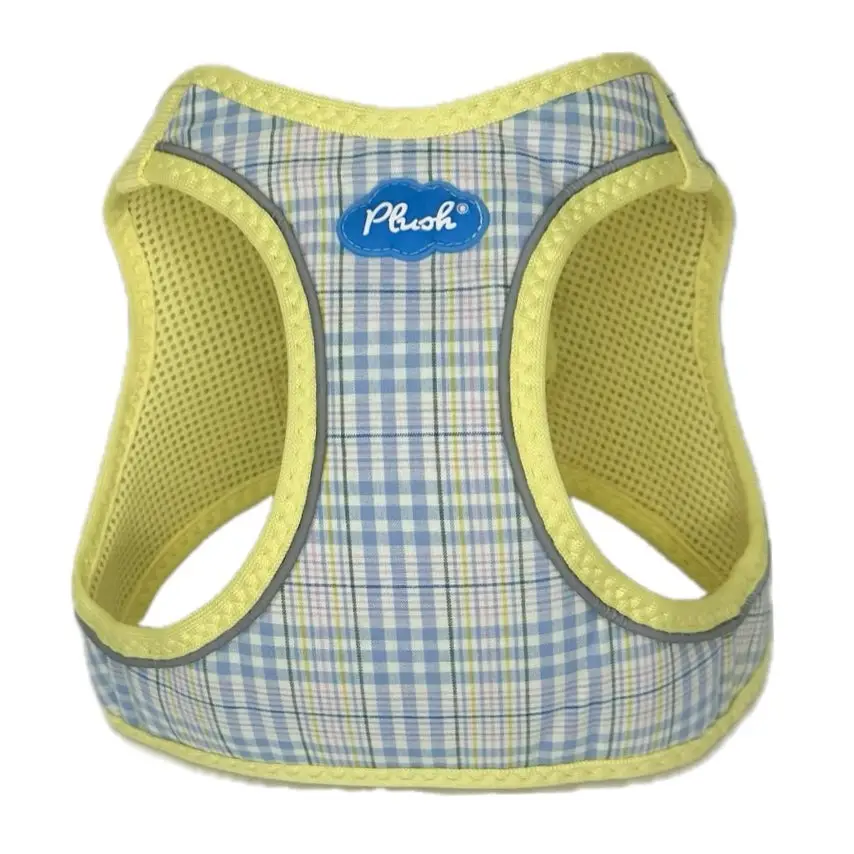 Plush Step In Harness Spring Plaid X Large