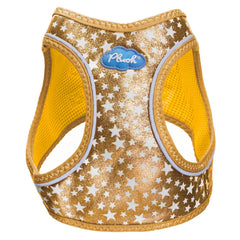 Plush Step In Glitter Glow Harness - Gold X Large