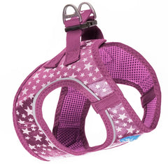 Plush Step In Glitter Glow Harness Pink Large