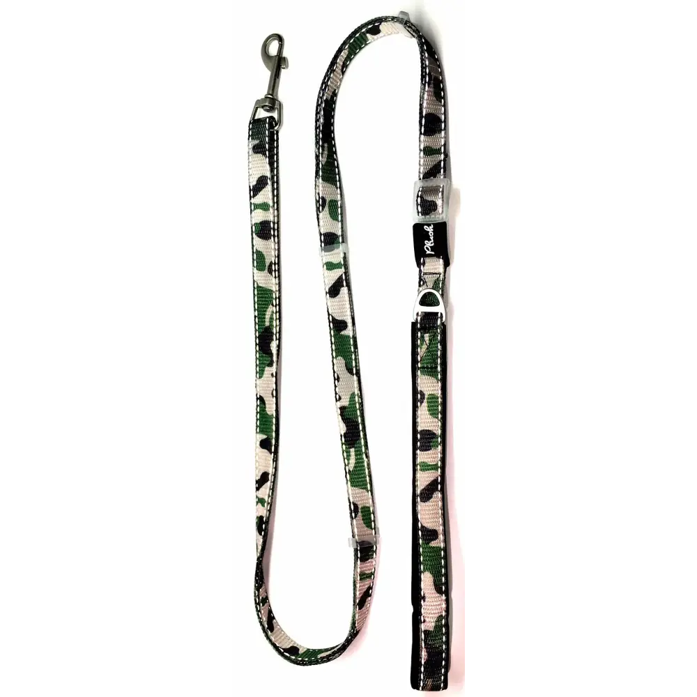 Plush Adjustable Reflective Leash Camo