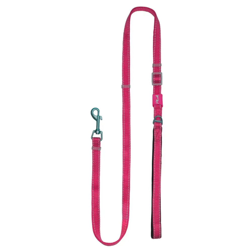 Plush Adjustable Reflective Leash Peacock