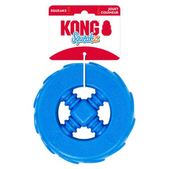 KONG Squeakz Wheel Dog Toy Blue 1ea/MD
