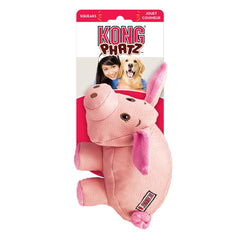 KONG Phatz Dog Toy Pig Pink 1ea/MD