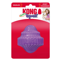KONG Squeezz Orbitz Dog Toy Spin Assorted 1ea/MD/LG
