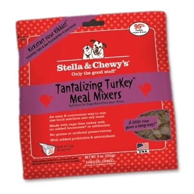 Stella And Chewys Freeze Dried Dog Food Mixers Turkey 3.5 oz. (Pack of 2)