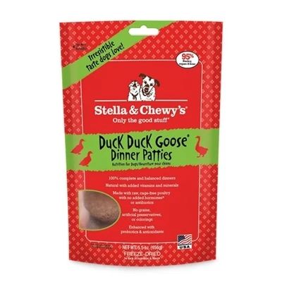 Stella And Chewys Freeze-Dried Duck Dinner Patties 25oz.