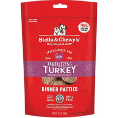 Stella And Chewys Freeze Dried Tantalizing Turkey Dinner Patties 5.5oz. (Pack of 2)