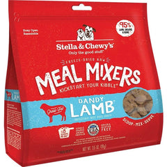 Stella And Chewys Freeze Dried Raw Dandy Lamb Meal Mixers Grain-Free Dog Food Topper 3.5 oz. (Pack of 2)