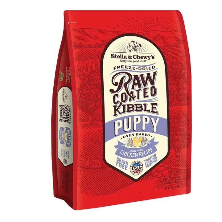 Stella & Chewys Dog Kibble - Raw Coated Chicken Puppy 10Lbs