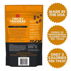 Cloud Star Chewy Tricky Trainers Cheddar Flavor Dog Treats; 5oz. Bag (Pack of 2)