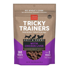 Cloud Star Chewy Tricky Trainers Liver Flavor Dog Treats; 14oz. Bag (Pack of 2)