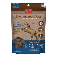 Cloud Star Dynamo Dog Hip and Joint Soft Chews Bacon and Cheese Formula Dog Treats; 14oz. Bag (Pack of 2)