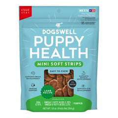 Dogswell Dog Lifestage Puppy Treats Mini Soft Strips Lamb 10Oz (Pack of 2)
