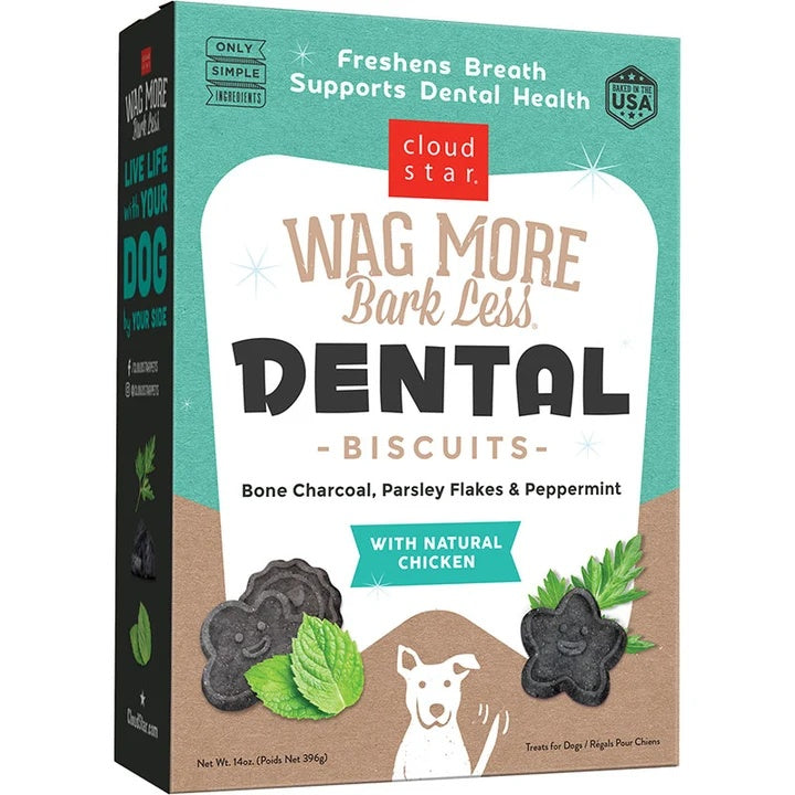 Cloud Star Dog Dental Chicken Charcoal 14oz. (Pack of 2)