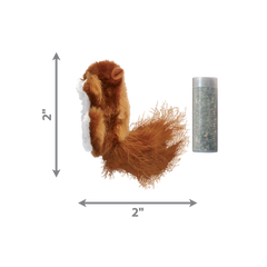 KONG Refillables Catnip Squirrel Cat Toy Brown 1ea/One Size