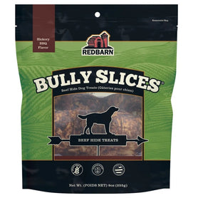 Redbarn Bully Slices Beef Hide Dog Treats Hickory BBQ 9oz (Pack of 2)