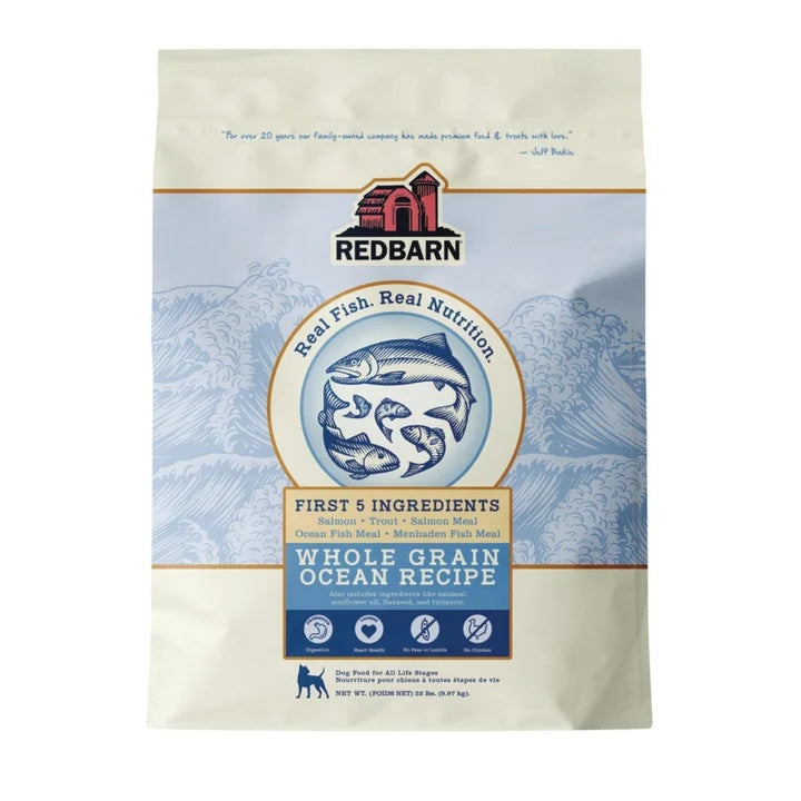 Redbarn Pet Products Whole Grain Ocean Recipe Dog Food 22lb.