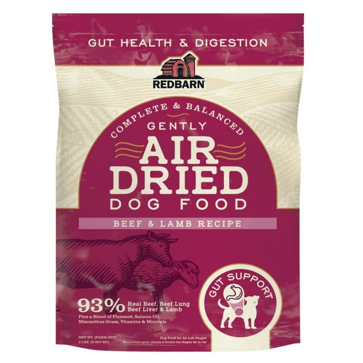 Redbarn Air Dried Gut Support Dog Food Beef & Lamb2lb