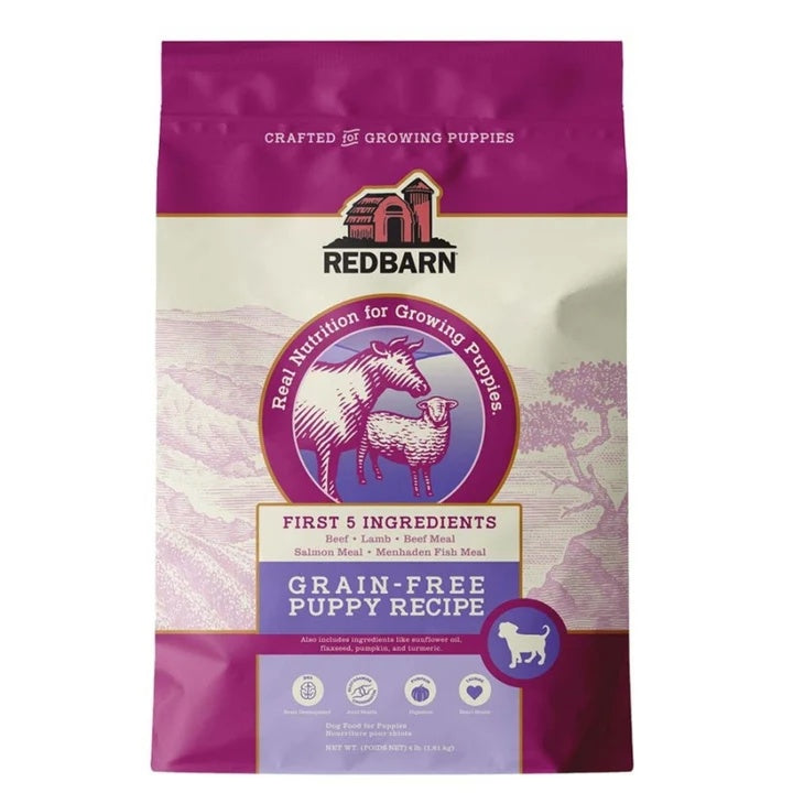 Redbarn Grain Free Puppy Dog Food 4lb (Pack of 2)