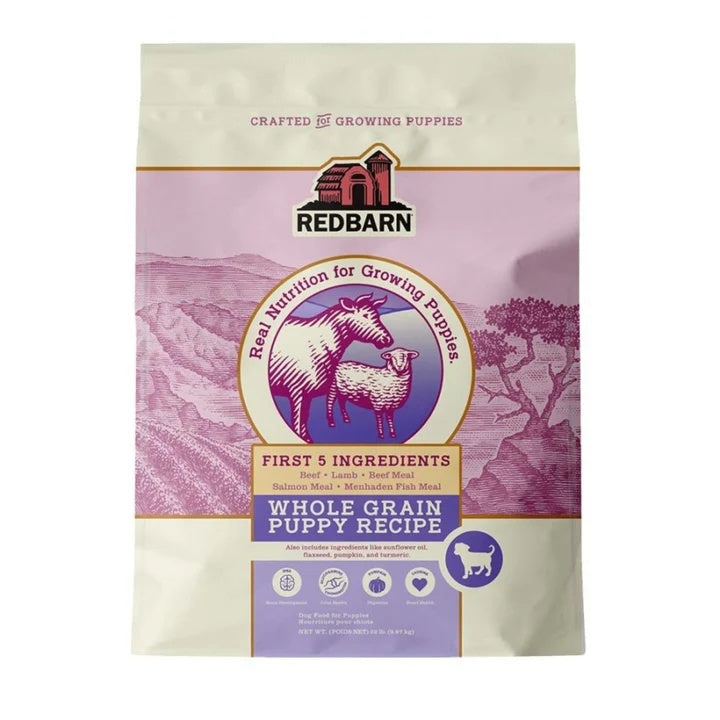 Redbarn Whole Grain Puppy Dog Food 4lb (Pack of 2)