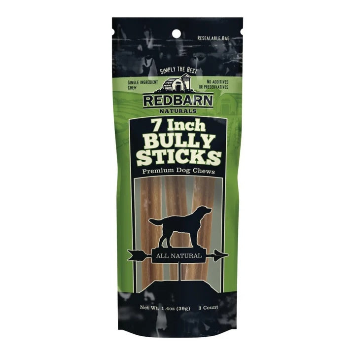 Redbarn Bully Stick 7in/3pk (Pack of 2)