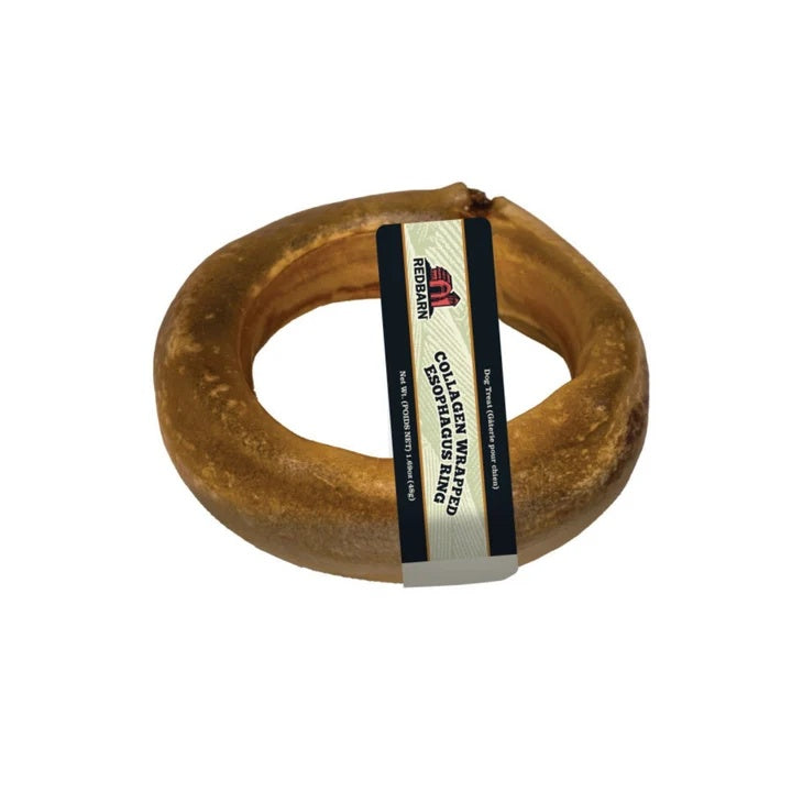 Redbarn Collagen Wrapped Esophagus Ring Dog Treat 18ct (Pack of 2)