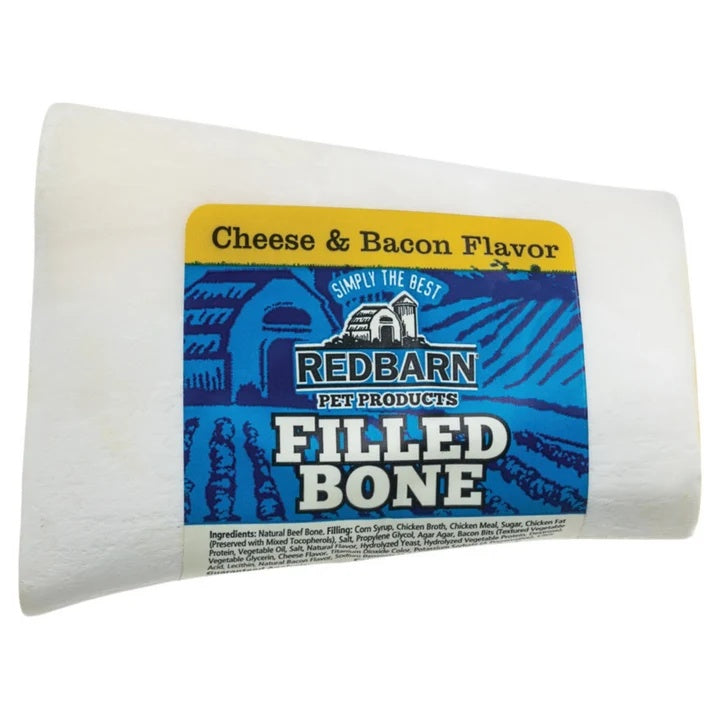 Redbarn Filled Bone Cheese n Bacon Small (Pack of 2)