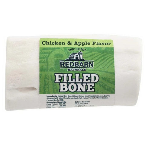 RedBarn Filled Bone Natural Dog Treat Chicken & Apple Small 20ct