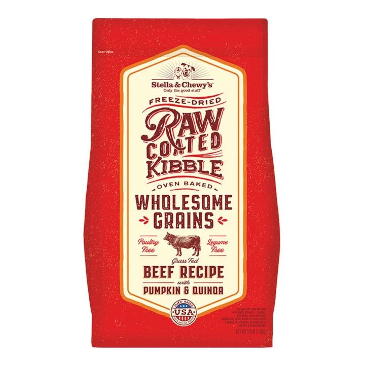 Stella & Chewy's Dog Wholesome Grain Raw Coated Beef 3.5Lb (Pack of 2)