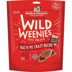 Stella And Chewys Dog Freeze-Dried Weenie Bacon 3oz. (Pack of 2)