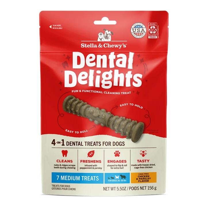 Stella & Chewy's Dog Dental Delights Medium 7 Pack (Pack of 2)