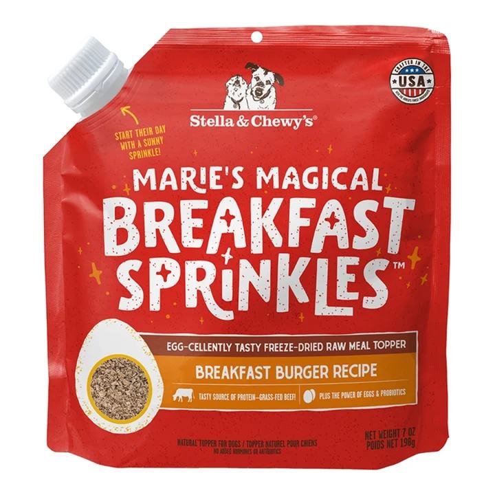 STELLA & CHEWY'S DOG FREEZE DRIED MAGICAL BREAKFAST SPRINKLES BURGER 7OZ (Pack of 2)