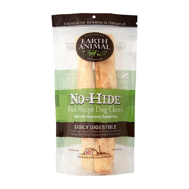 Earth Animal No-Hide Pork 11" 2Pack (Pack of 2)