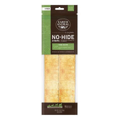 Earth Animal Dog No Hide Strips Pork 4 Pack (Pack of 2)