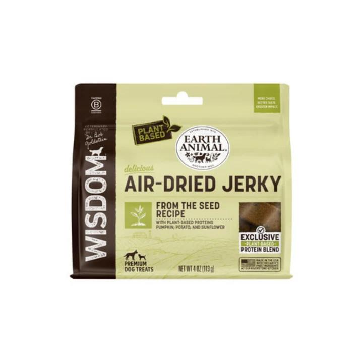 Earth Animal Dog Wisdom Air-Dried Jerky From The Seed 4oz. (Pack of 2)