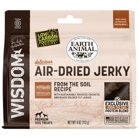 Earth Animal Dog Wisdom Air-Dried Jerky From The Soil 4 oz. (Pack of 2)