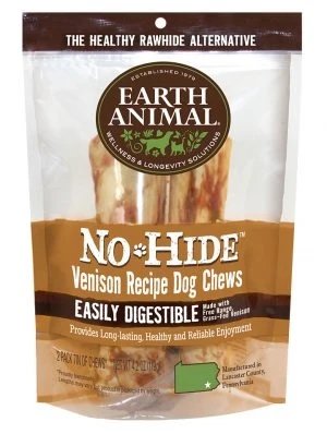 Earth Animal Nohide Venison Medium 2 Pk (Pack of 2)