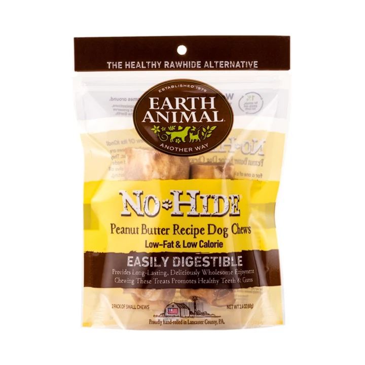 Earth Animal Nohide Peanut Butter Small 2 Pk (Pack of 2)